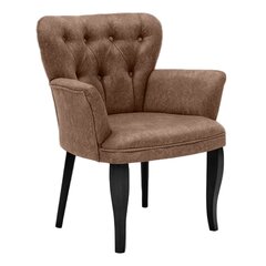 Tugitool Kalune Design Paris Black Wooden, pruun/must цена и информация | Кресла для отдыха | hansapost.ee