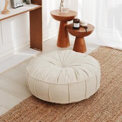 Põrandapadi Atelier Del Sofa Vintage Teddy, valge hind ja info | Kott-toolid, tumbad, järid | hansapost.ee