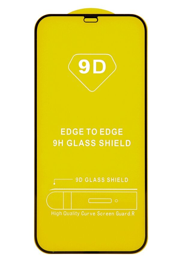 RoGer Full Face 9D Tempered Glass Full Coveraged with Frame цена и информация | Ekraani kaitseklaasid ja kaitsekiled | hansapost.ee