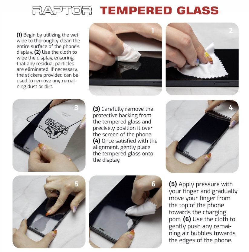 Swissten Raptor Diamond Ultra Clear Full Face Tempered Glass hind ja info | Ekraani kaitseklaasid ja kaitsekiled | hansapost.ee