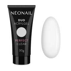 NeoNail Duo АкрилГель Perfect Clear Прозрачный 30г цена и информация | Средства для маникюра и педикюра | hansapost.ee