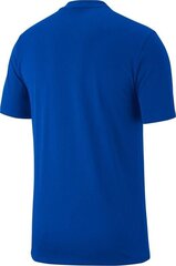 Мужская футболка Nike Team Club 19 Tee SS, синего цвета, M цена и информация | Футбольная форма и другие товары | hansapost.ee