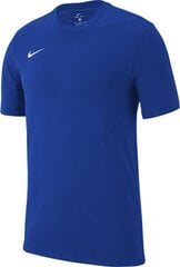 Nike meeste T-särk Team Club 19 Tee SS, sinine, M hind ja info | Jalgpalli varustus ja riided | hansapost.ee