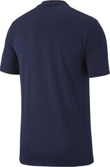 Nike T-särk Team Club 19, M, sinine hind ja info | Jalgpalli varustus ja riided | hansapost.ee