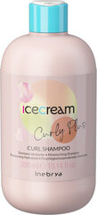 Шампунь увлажняющий для вьющихся волос Inebrya Ice Cream Curly Plus Curl Shampoo Estratto Di Moringa, 300 мл цена и информация | Шампуни | hansapost.ee