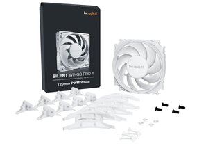 Be Quiet Silent Wings Pro 4 PWM White (BL118) hind ja info | Arvuti ventilaatorid | hansapost.ee