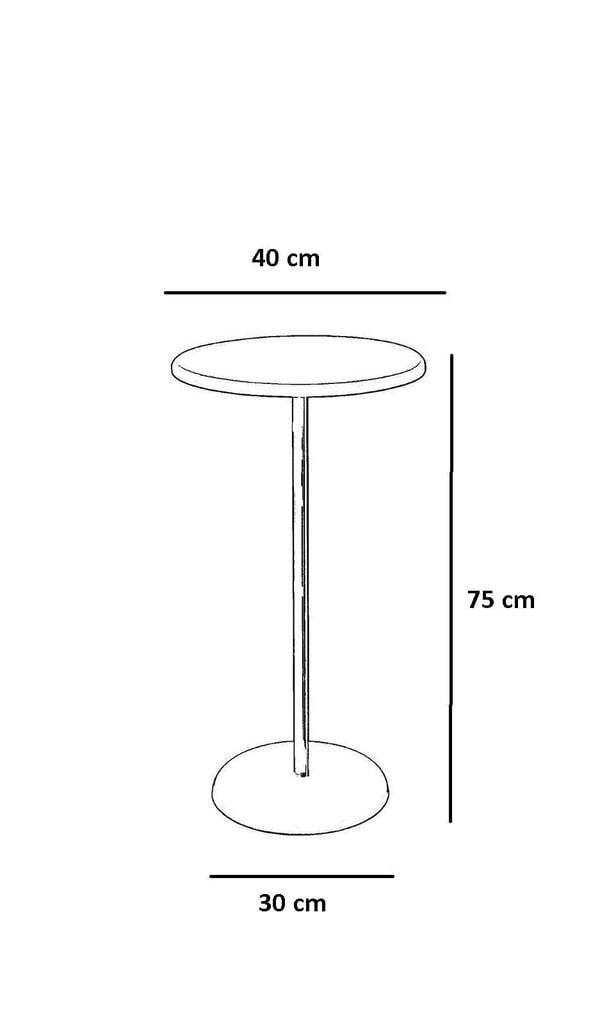 Abilaud Kalune Design 1032-1, pruun/kuldne hind ja info | Diivanilauad | hansapost.ee