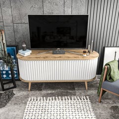 TV laud Kalune Design Stor, pruun/valge цена и информация | Тумбы под телевизор | hansapost.ee