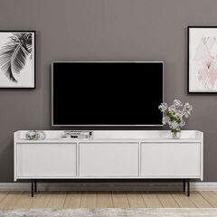 ТВ тумбочка Kalune Design Atlas, белый цена и информация | Тумбы под телевизор | hansapost.ee