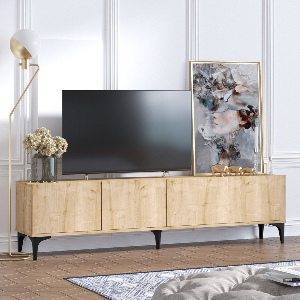 TV laud Kalune Design Nora, pruun цена и информация | Televiisori alused | hansapost.ee