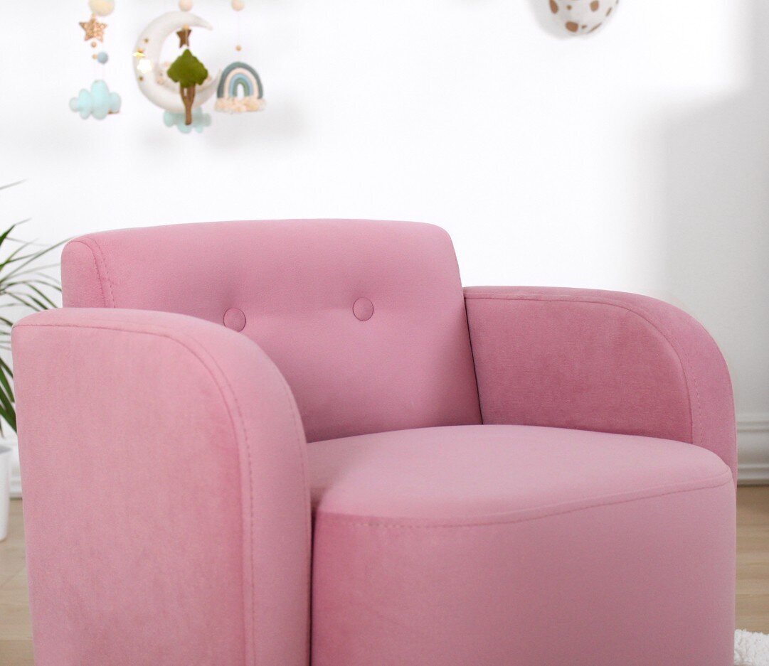 Tugitool lastele Hanah Home Volie, roosa цена и информация | Kott-toolid, tugitoolid ja tumbad lastele | hansapost.ee