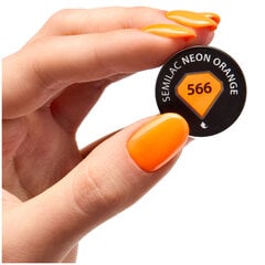 Semilac Hübriidlakk 566 Neon Orange, 7ml цена и информация | Лаки для ногтей, укрепители для ногтей | hansapost.ee