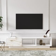 Telerilaud Kalune Design Lepando, valge hind ja info | Televiisori alused | hansapost.ee