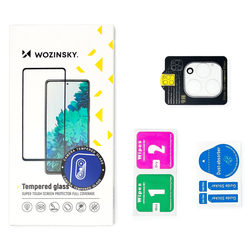 Wozinsky Full Camera Glass цена и информация | Ekraani kaitseklaasid ja kaitsekiled | hansapost.ee
