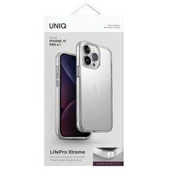 UNIQ etui LifePro Xtreme iPhone 15 Pro 6.1" przeźroczysty|crystal clear цена и информация | Чехлы для телефонов | hansapost.ee