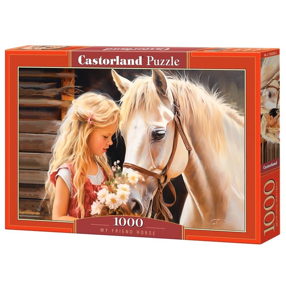 Pusle Castorland My Friend Horse, 1000 d. цена и информация | Pusled lastele ja täiskasvanutele | hansapost.ee