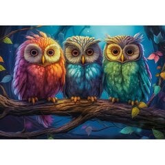 Pusle Castorland Three Little Owls, 1000 o. hind ja info | Pusled lastele ja täiskasvanutele | hansapost.ee
