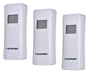 BLAUPUNKT Станция погодной с 3-мя датчиками с LCD WS40WH цена и информация |  Метеорологические станции, термометры | hansapost.ee