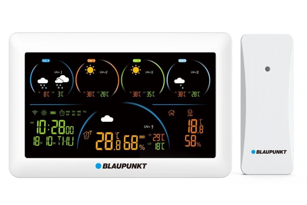 Ilmajaam Blaupunkt WS50WH APP, valge hind ja info |  Termomeetrid ja niiskuse mõõtjad | hansapost.ee