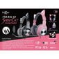 Foxxray ShinyCat Gaming Headset Wired Black/Pink hind ja info | Kõrvaklapid | hansapost.ee