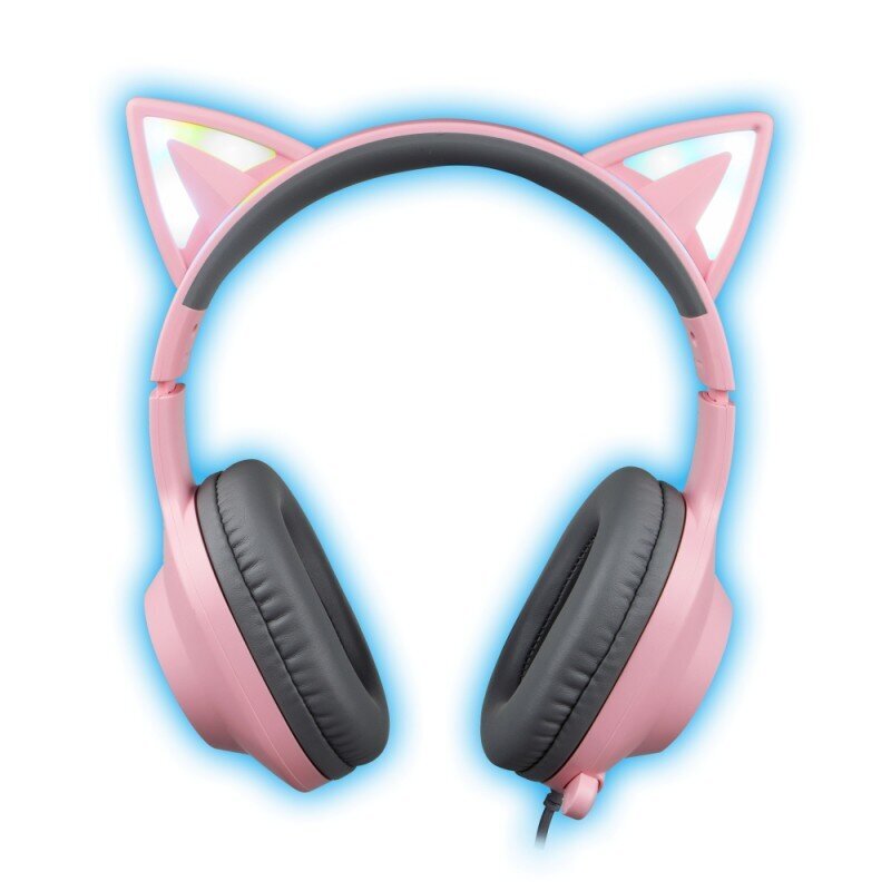 Foxxray ShinyCat Gaming Headset Wired Black/Pink hind ja info | Kõrvaklapid | hansapost.ee