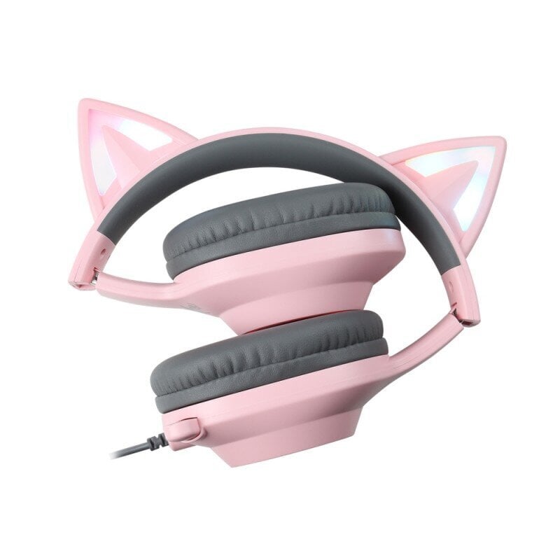 Foxxray ShinyCat Gaming Headset Wired Black/Pink hind ja info | Kõrvaklapid | hansapost.ee