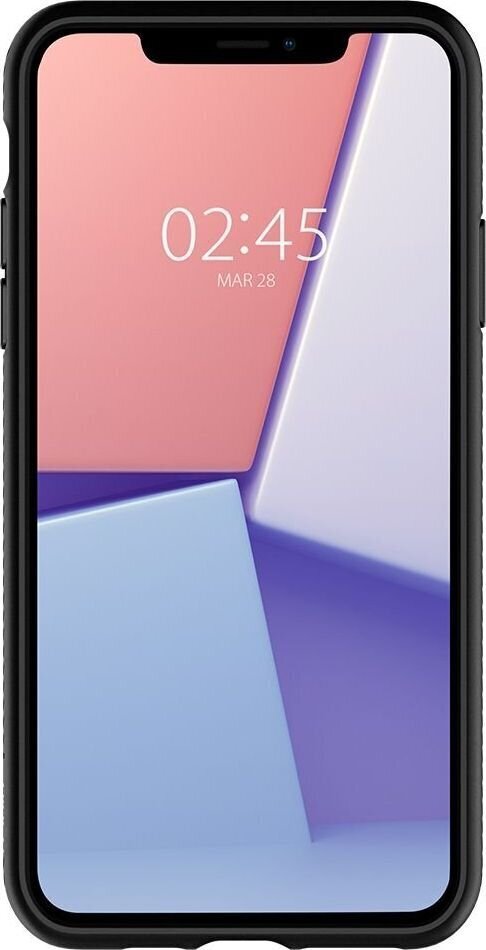 SPIGEN LIQUID AIR IPHONE 11 MATTE BLACK hind ja info | Telefonide kaitsekaaned ja -ümbrised | hansapost.ee