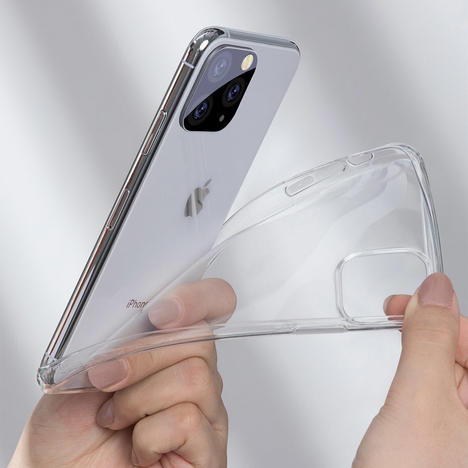 Silikoonümbris Baseus Simple Series Protect, Apple iPhone 11 Pro Max, läbipaistev hind ja info | Telefonide kaitsekaaned ja -ümbrised | hansapost.ee