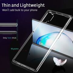 Ümbris Mercury Jelly Clear Samsung N975 Note 10 Plus läbipaistev hind ja info | Telefonide kaitsekaaned ja -ümbrised | hansapost.ee