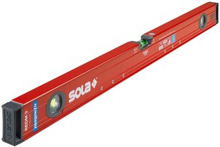 SOLA MAGNETIC LEVEL BIG REDM 3 200см /0.3мм/м цена и информация | Механические инструменты | hansapost.ee