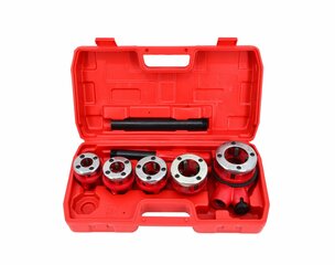 AWTOOLS ТРУБНАЯ РЕЗЬБА 5 шт. 3/8&quot;, 1/2&quot;, 3/4&quot;, 1&quot;, 1-1/4&quot; ЧЕХОЛ ДЛЯ КОМПЛЕКТА цена и информация | Механические инструменты | hansapost.ee