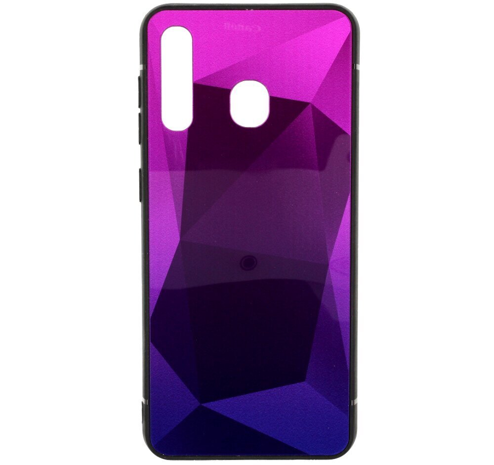 Mocco Stone Ombre Back Case Silicone Case With gradient Color For Apple iPhone X / XS Purple - Blue hind ja info | Telefonide kaitsekaaned ja -ümbrised | hansapost.ee