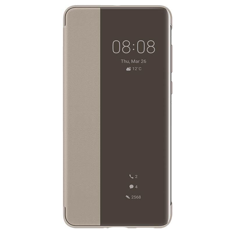 Huawei Smart View Flip Cover, sobib Huawei P40, pruun hind ja info | Telefonide kaitsekaaned ja -ümbrised | hansapost.ee
