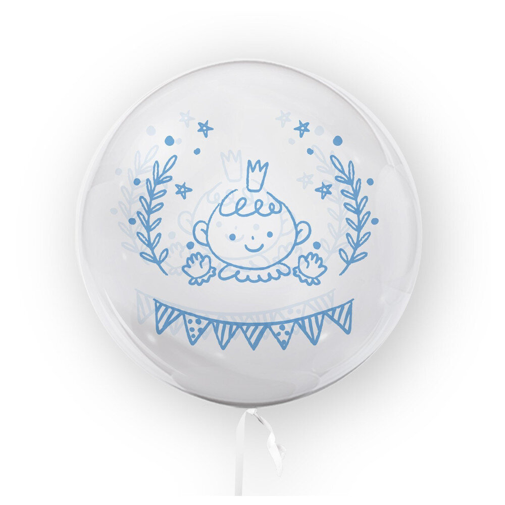 TUBAN Õhupall üheaastasele, sünnipäevale, beebipeole poiss 45cm цена и информация | Õhupallid | hansapost.ee