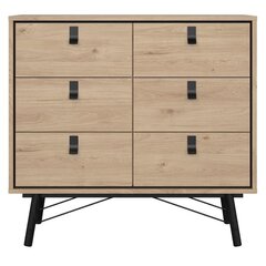 Комод Aatrium Ry, 101x40x94 см, коричневый цена и информация | Комоды | hansapost.ee