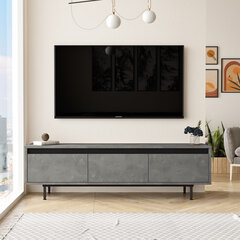 Telerialus Kalune Design LV1-RL, hõbe/must price and information | Television bases | hansapost.ee