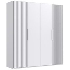 4-дверный шкаф Aatrium Andorra, белый цвет цена и информация | Шкафы | hansapost.ee