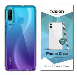 Чехол Fusion Ultra Clear Series для Huawei P30 Lite, прозрачный цена и информация | Чехлы для телефонов | hansapost.ee