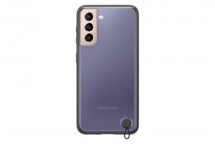 Samsung läbipaistev kaitsekate G991B Galaxy S21 must EF-GG991CBEGWW hind ja info | Telefonide kaitsekaaned ja -ümbrised | hansapost.ee