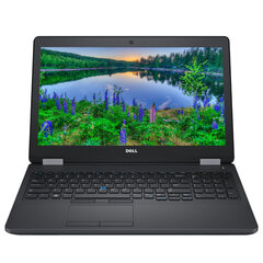 Dell E5550 15.6 1920x1080 i5-5300U 16GB 128SSD WIN10Pro цена и информация | Ноутбуки | hansapost.ee