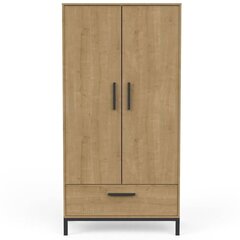 Шкаф Aatrium Craft, 90.7x50x180.1 см, коричневый/черный цена и информация | Шкафы | hansapost.ee