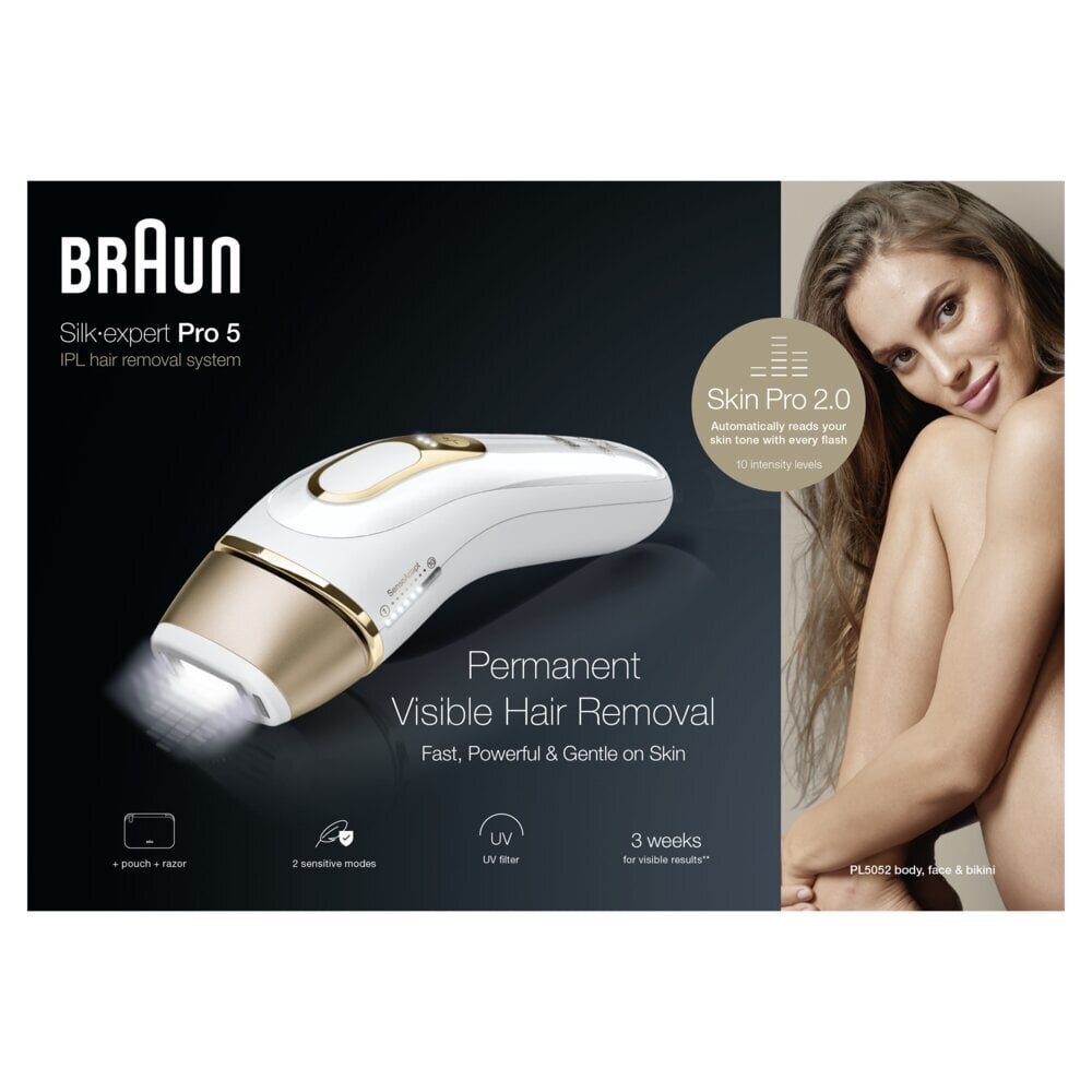 Braun Silk-expert Pro IPL PL5052 цена и информация | Raseerijad, epilaatorid ja fotoepilaatorid | hansapost.ee