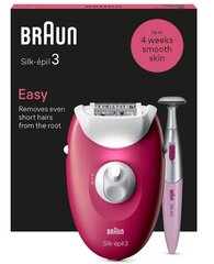 Braun Silk•épil 3 3-202 hind ja info | Raseerijad, epilaatorid ja fotoepilaatorid | hansapost.ee