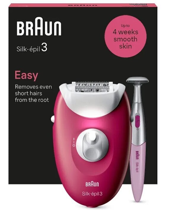 Braun Silk-Epil 3 3-202 hind ja info | Raseerijad, epilaatorid ja fotoepilaatorid | hansapost.ee