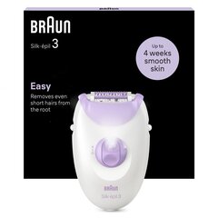 Braun Silk-Epil 3 3-000 hind ja info | Raseerijad, epilaatorid ja fotoepilaatorid | hansapost.ee