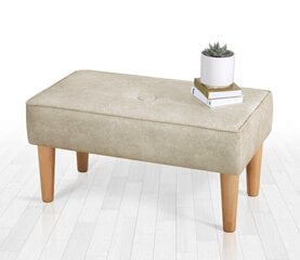 Pouffe Square - Cream цена и информация | Кресла-мешки и пуфы | hansapost.ee