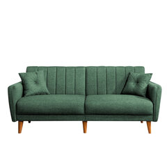 2-osaline elutoa mööblikomplekt Asir Aqua-TKM07-1070, roheline price and information | Upholstered furniture sets | hansapost.ee