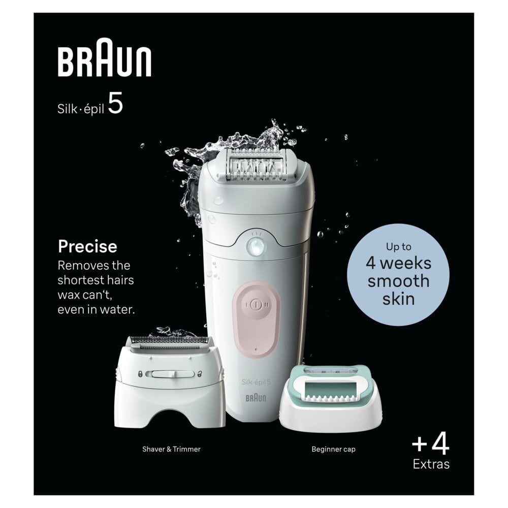 Braun Silk-Epil 5 SE5-050 hind ja info | Raseerijad, epilaatorid ja fotoepilaatorid | hansapost.ee