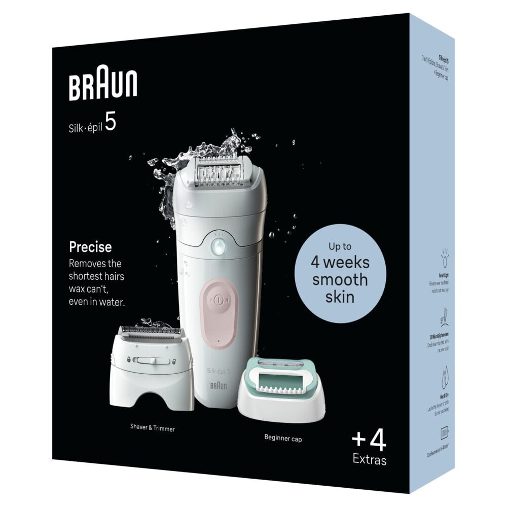 Braun Silk-Epil 5 SE5-050 цена и информация | Raseerijad, epilaatorid ja fotoepilaatorid | hansapost.ee