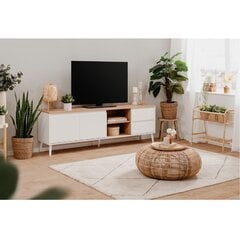 Tv-laud Aatrium Linz, pruun/valge hind ja info | Televiisori alused | hansapost.ee